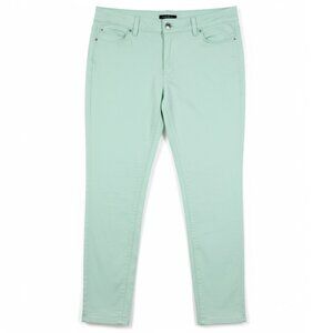 White House Black Market Mint Green Skinny Jeans